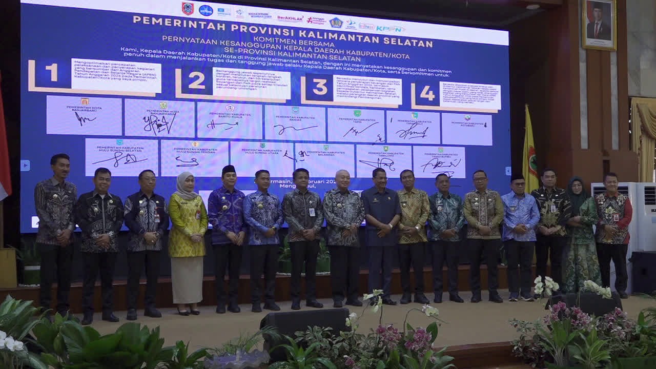 Bupati Tabalong Teken Komitmen Percepat Realisasi APBN 2026