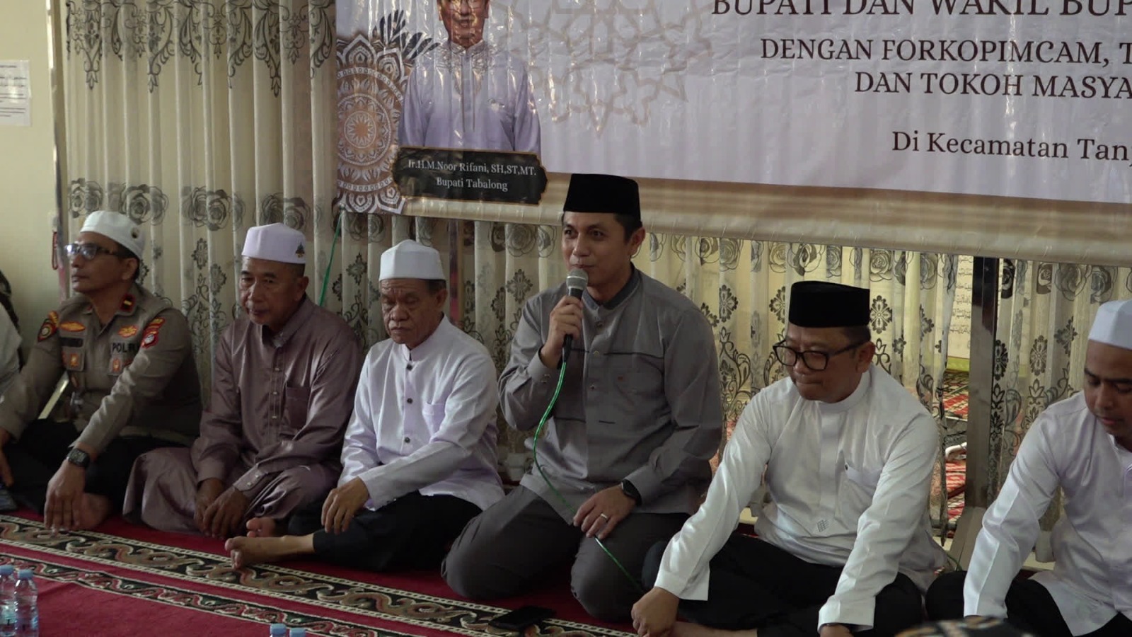 Silaturahmi Bersama Bupati Tabalong, Camat Tanjung Paparkan Progres Pembangunan dan Penurunan Kemiskinan