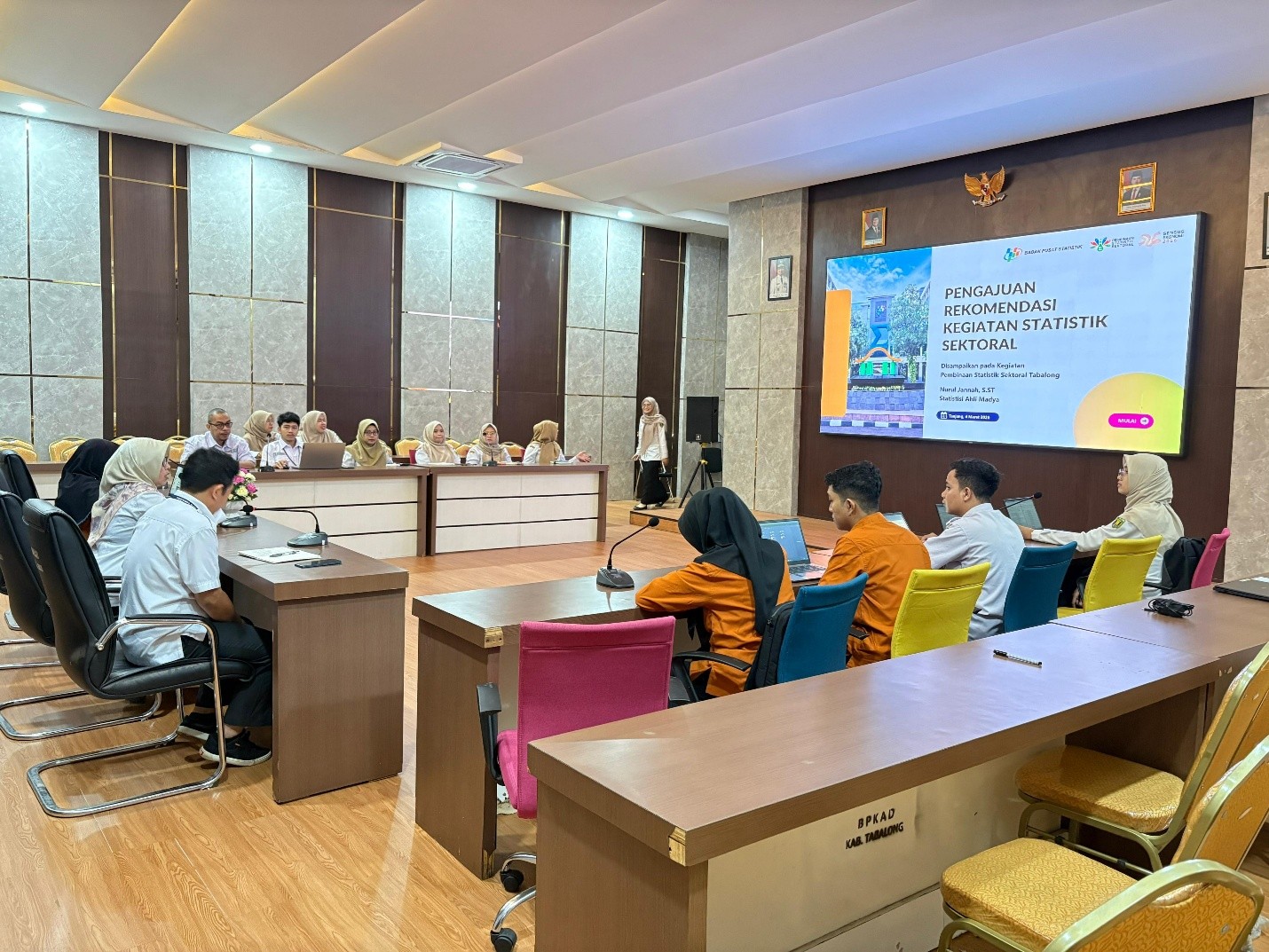 Dorong Penyelenggaraan Statistik Sektoral Berkualitas, Diskominfo Tabalong Laksanakan Pembinaan di BPKAD