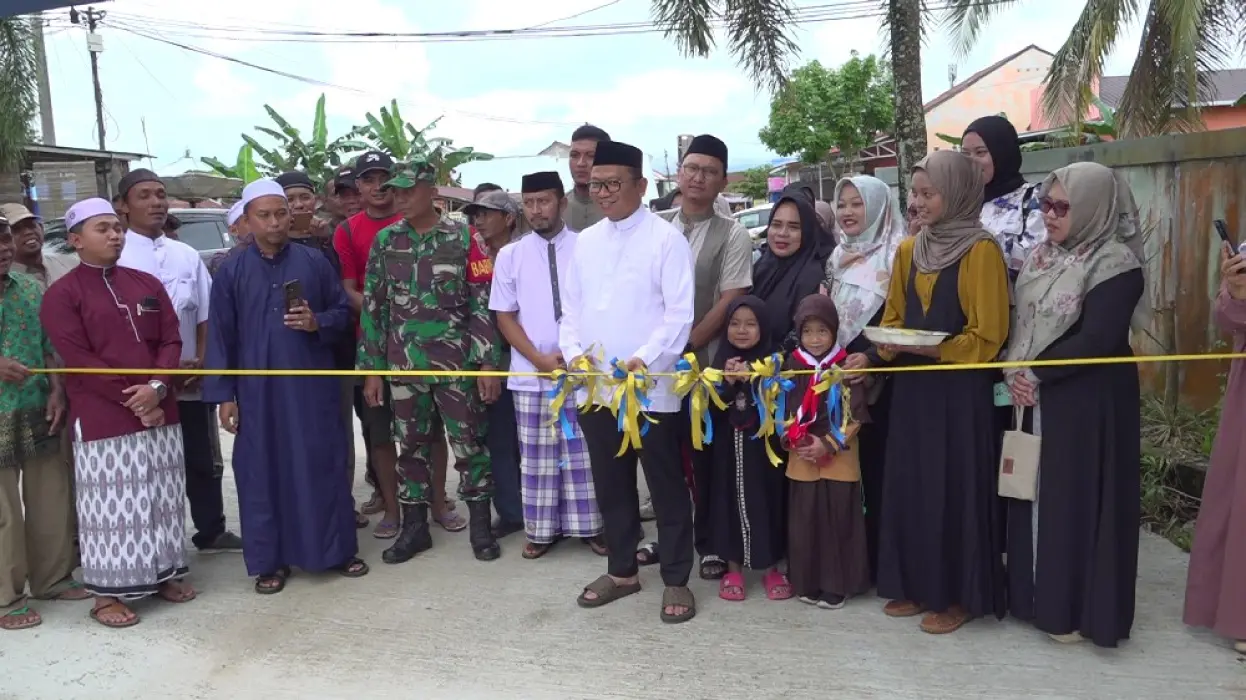 Bupati Tabalong Resmikan Jalan Komplek Linda Regency 5, Dorong Pemerataan Infrastruktur & Ekonomi