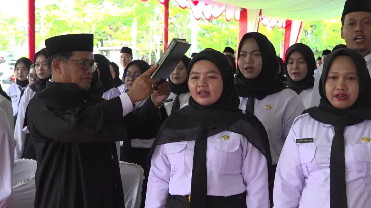Bupati Lantik 88 CPNS & 703 P3K Tabalong, Beri Pesan untuk Junjung Tinggi Integritas