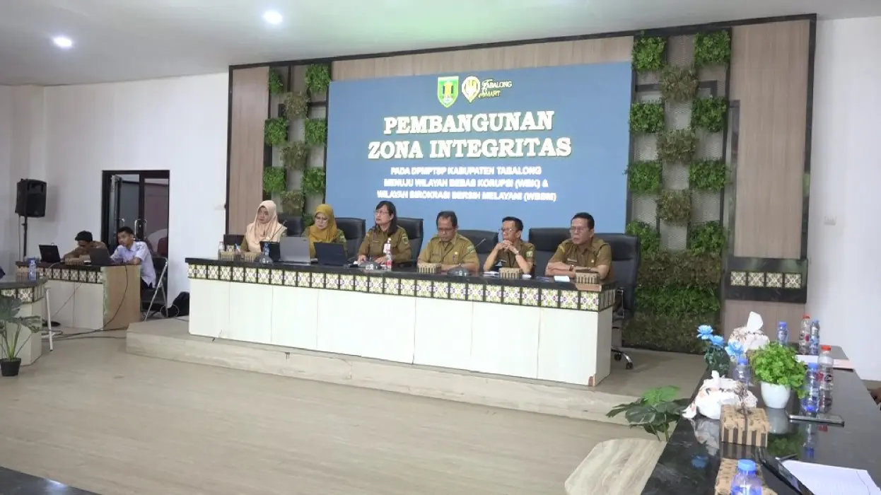 DPMPTSP Tabalong Jalani Evaluasi WBK, Tegaskan Komitmen Wujudkan Layanan Bebas Korupsi