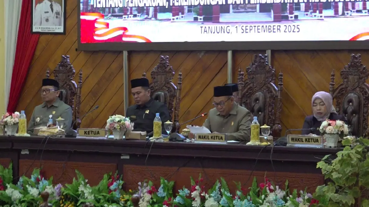 Bupati Tabalong Sampaikan Raperda Penggabungan SKPD, Dorong Efektivitas & Akuntabilitas