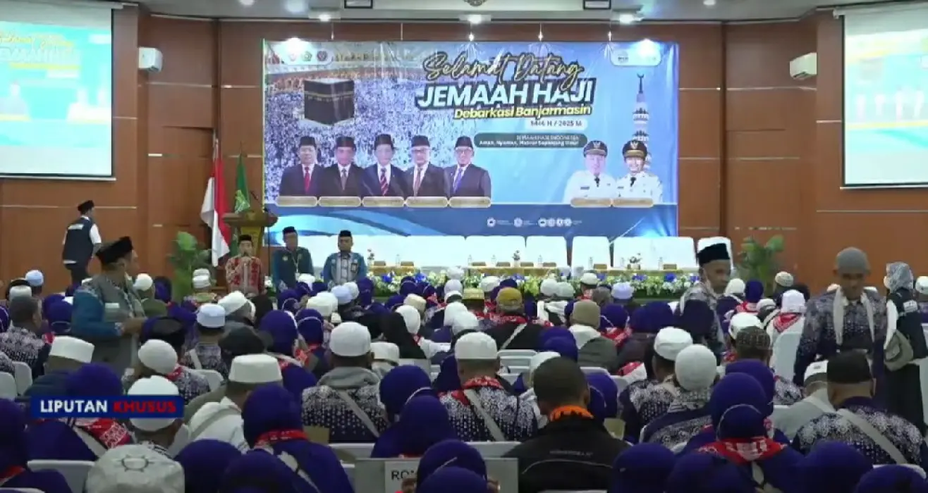 421 Jemaah Haji Tabalong Tiba Selamat, Dihibur Soto Banjar dan Diingatkan Jaga Kesehatan