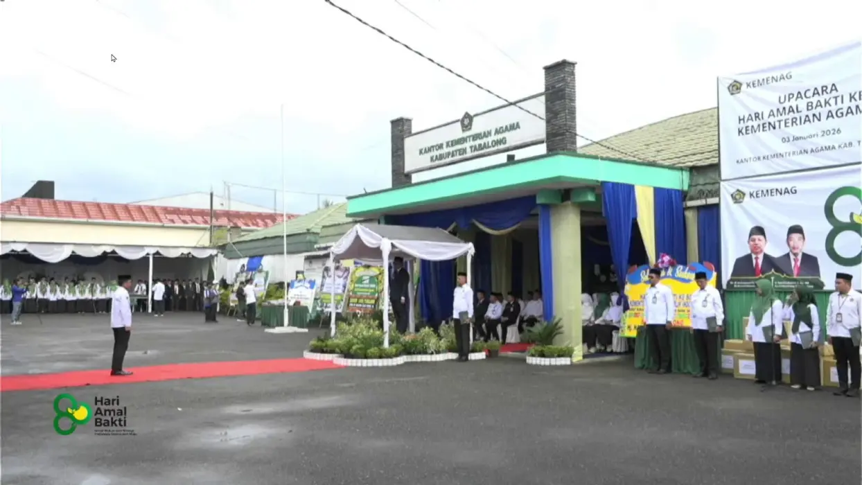 Pimpin Upacara HAB ke-80 Kemenag, Bupati Tabalong Ajak Perkuat Kerukunan dan Sinergi