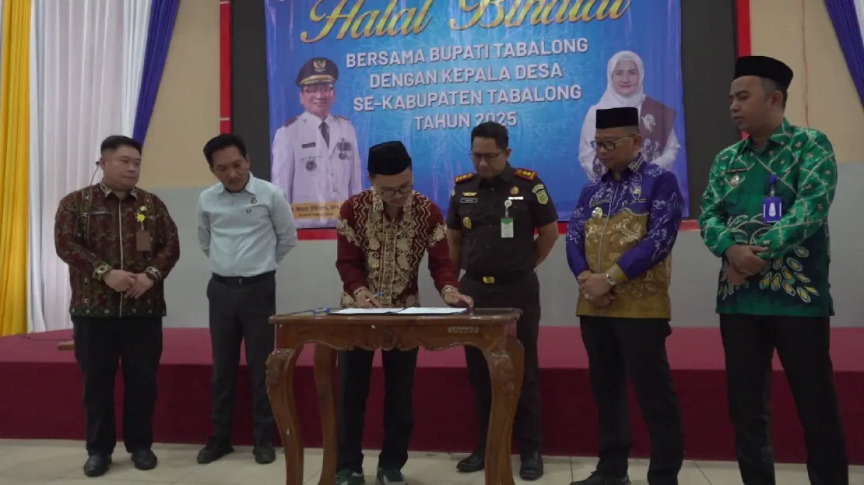Kejari Tabalong & Kepala Desa Teken Kerja Sama Pendampingan Hukum, Kawal Transparansi Dana Desa