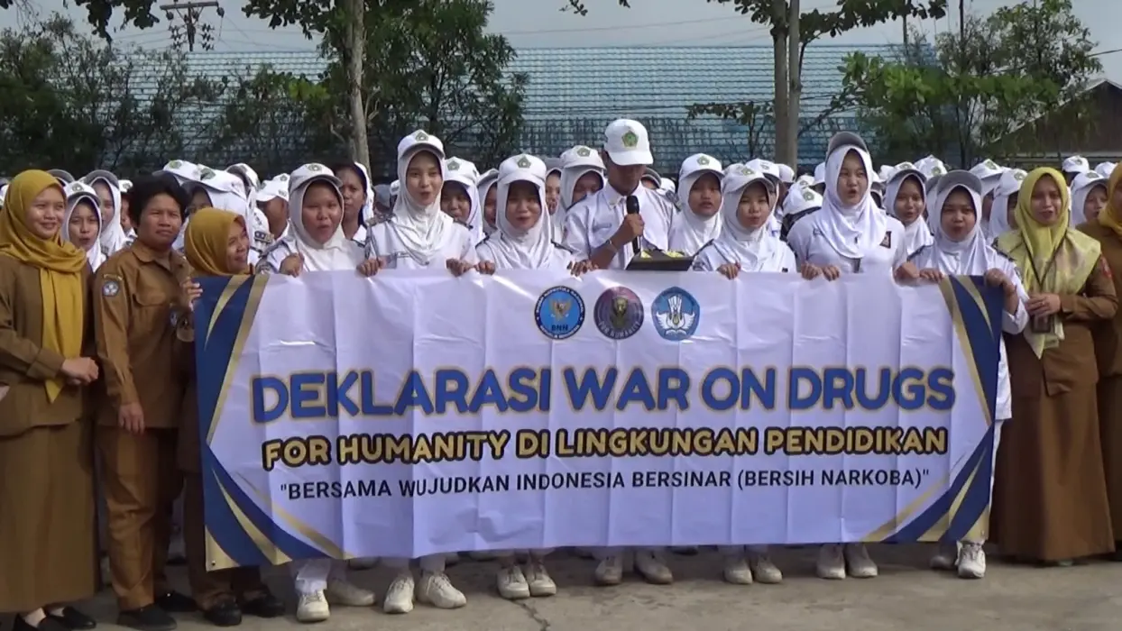 BNNK Tabalong Gaungkan Deklarasi Anti Narkoba di Sekolah: Remaja Siap Lawan Pergaulan Negatif
