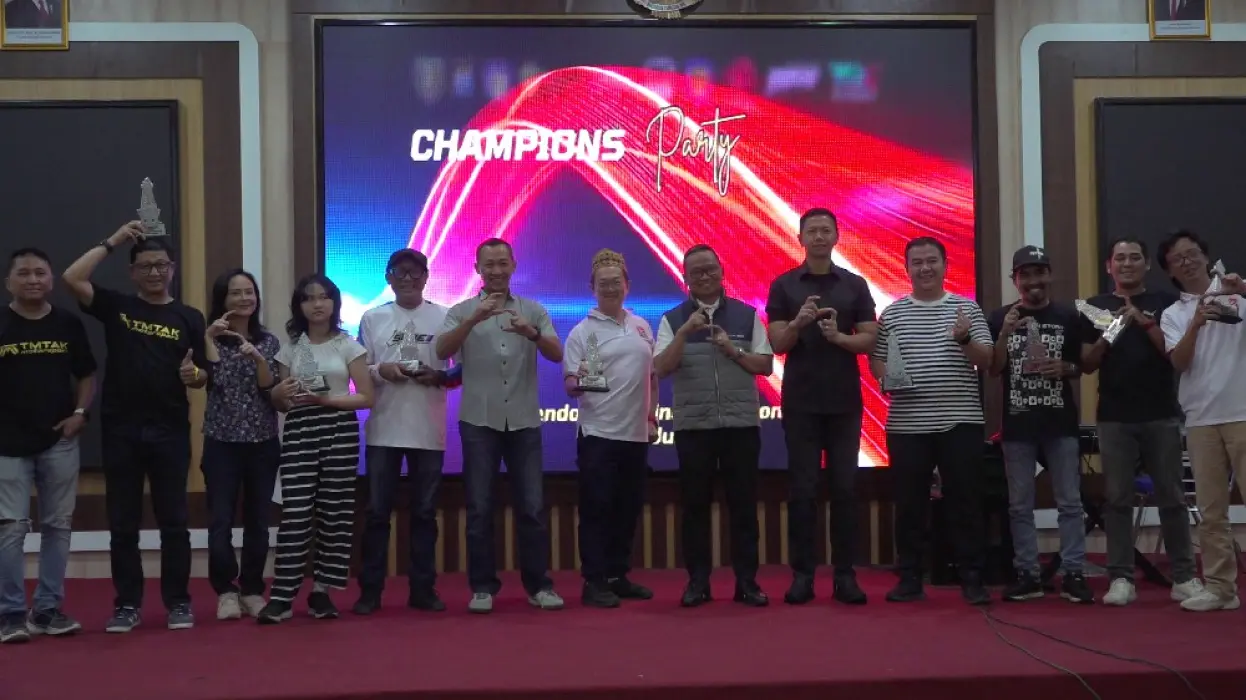 Champions Party Tutup Kejurnas Wisata Rally 2025, Bupati Apresiasi Peserta