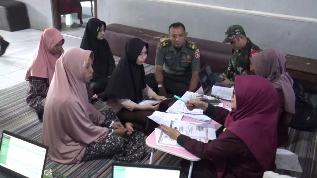 Gandeng Kodim 1008 Tabalong, Disdukcapil Beri Layanan ke Panti Asuhan